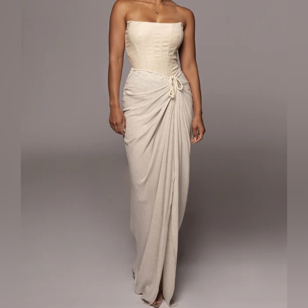 J lux label discontinued two piece linen set